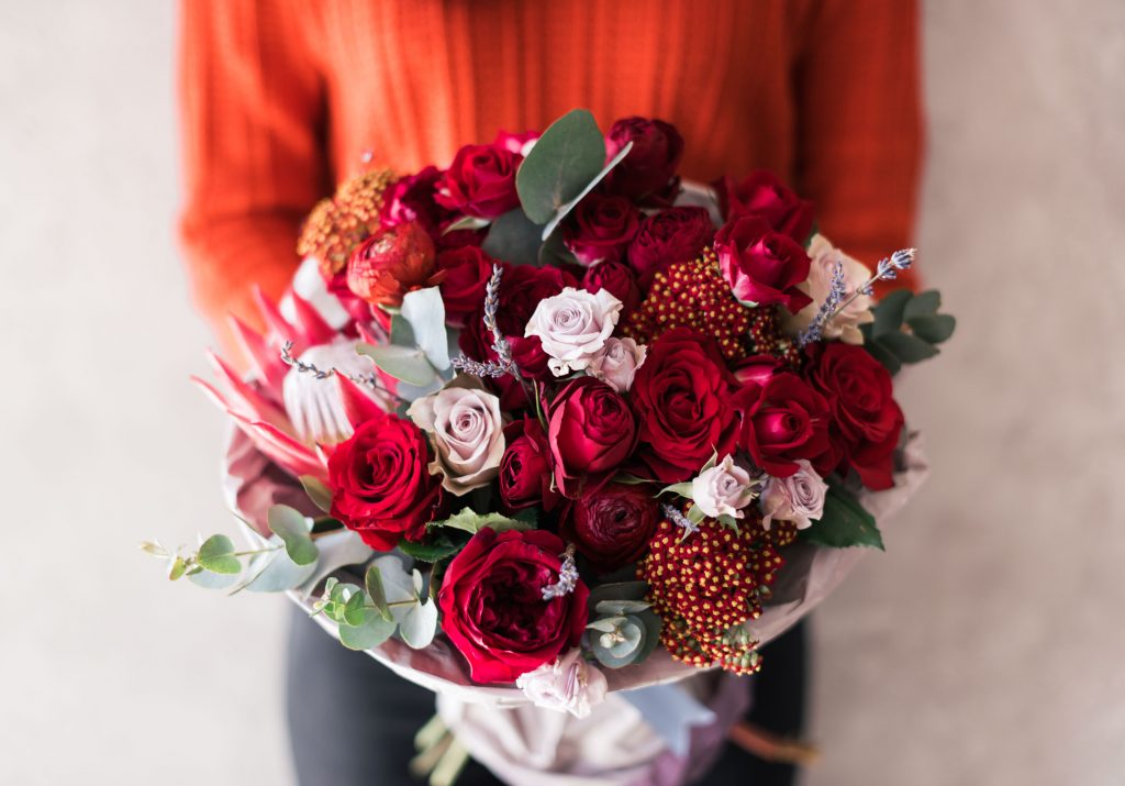 Valentine roses
