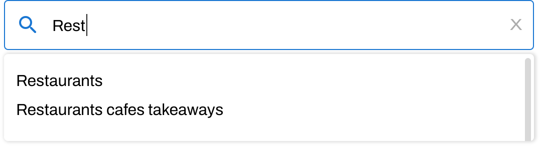 auto-suggestions